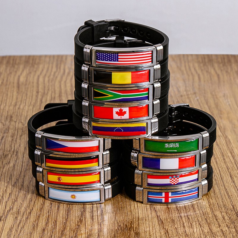 Home Decor Canada - Moda Bandeira Nacional Pulseira EUA França