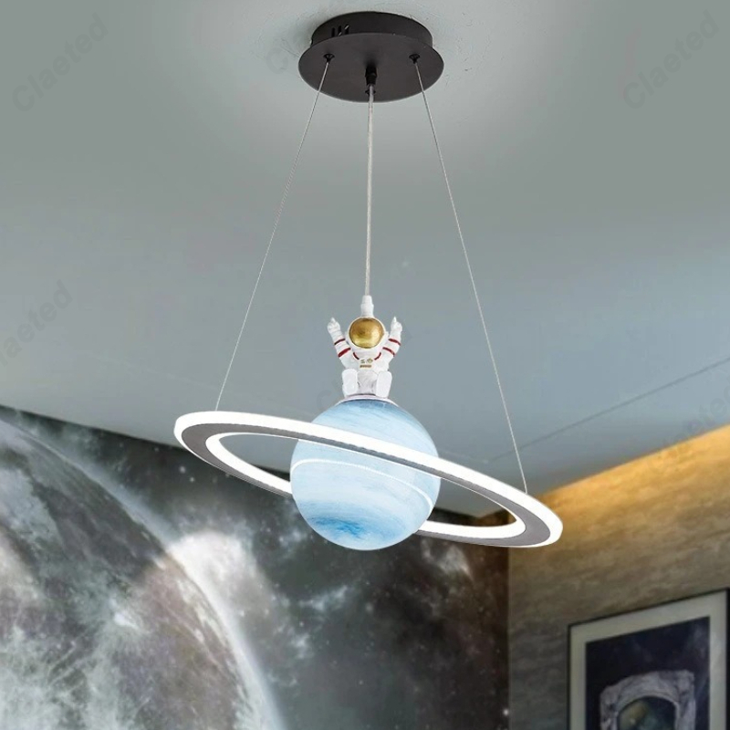 Hanging Moon Lamp - Luminária Pendente de Vidro Planeta para