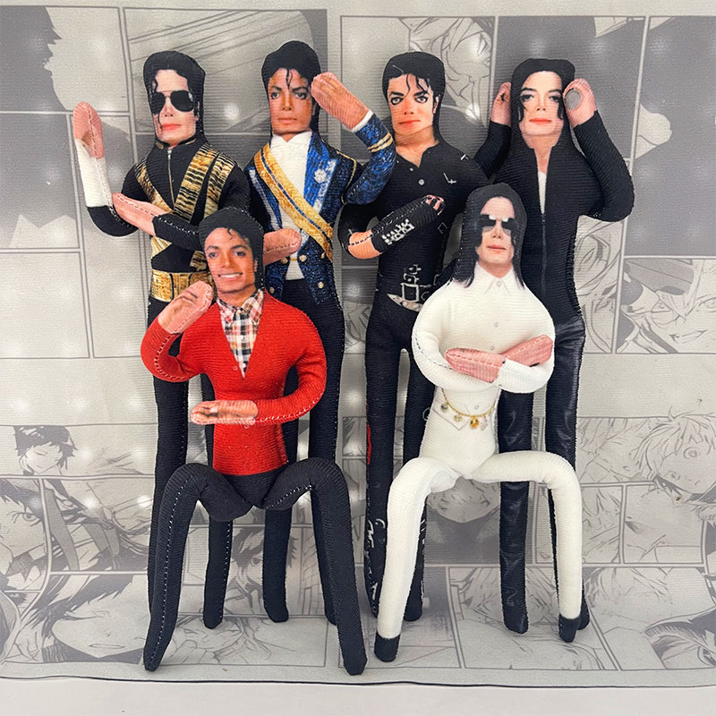 Home Decor Solution - Boneco de Pelúcia Articulado Michael Jackson: