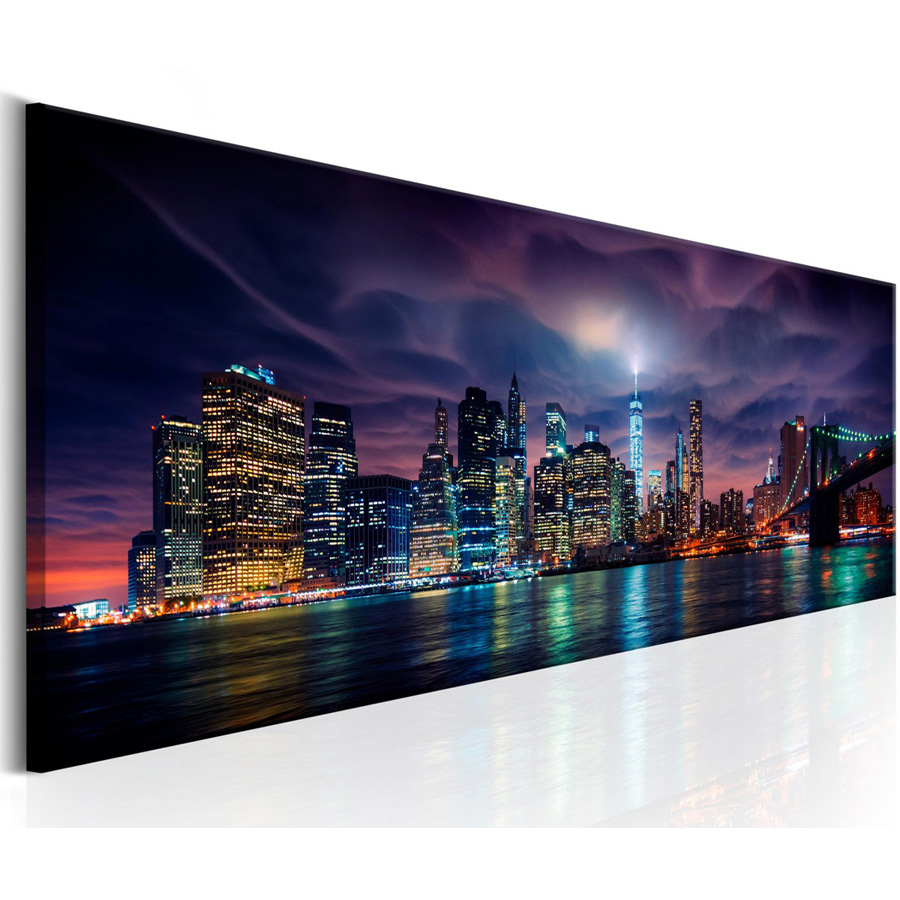 Home Decor New York - New York Paisagem Pintura Diamante, Grande