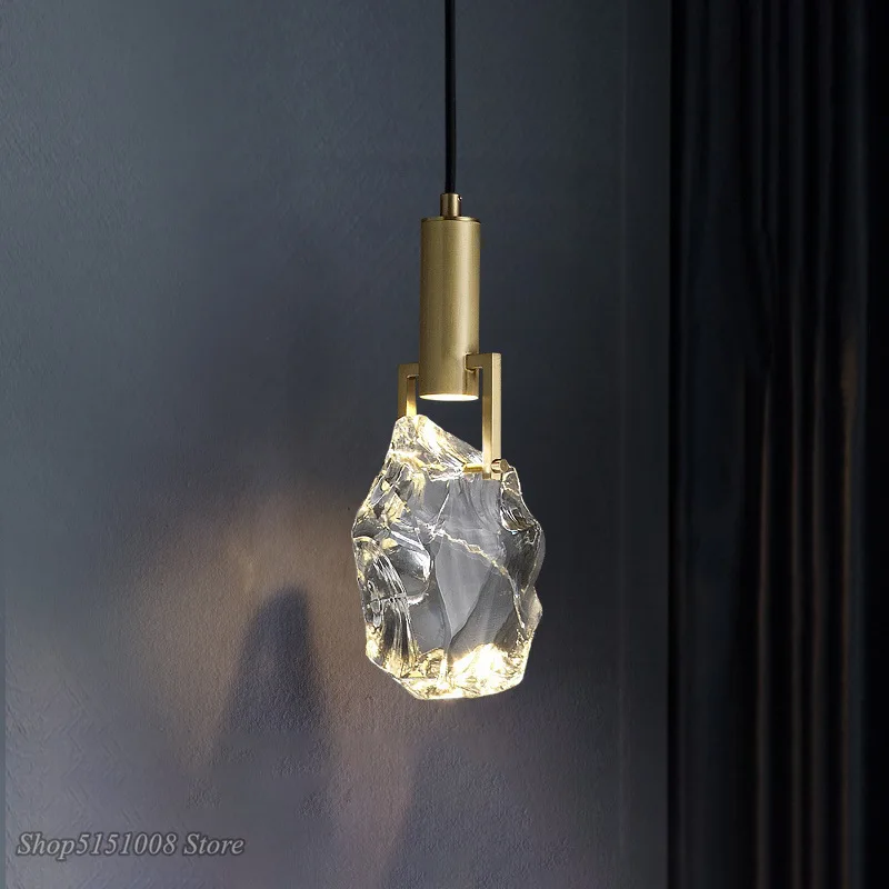 Hanging Moon Lamp - Novo cristal led luzes pingente nordic