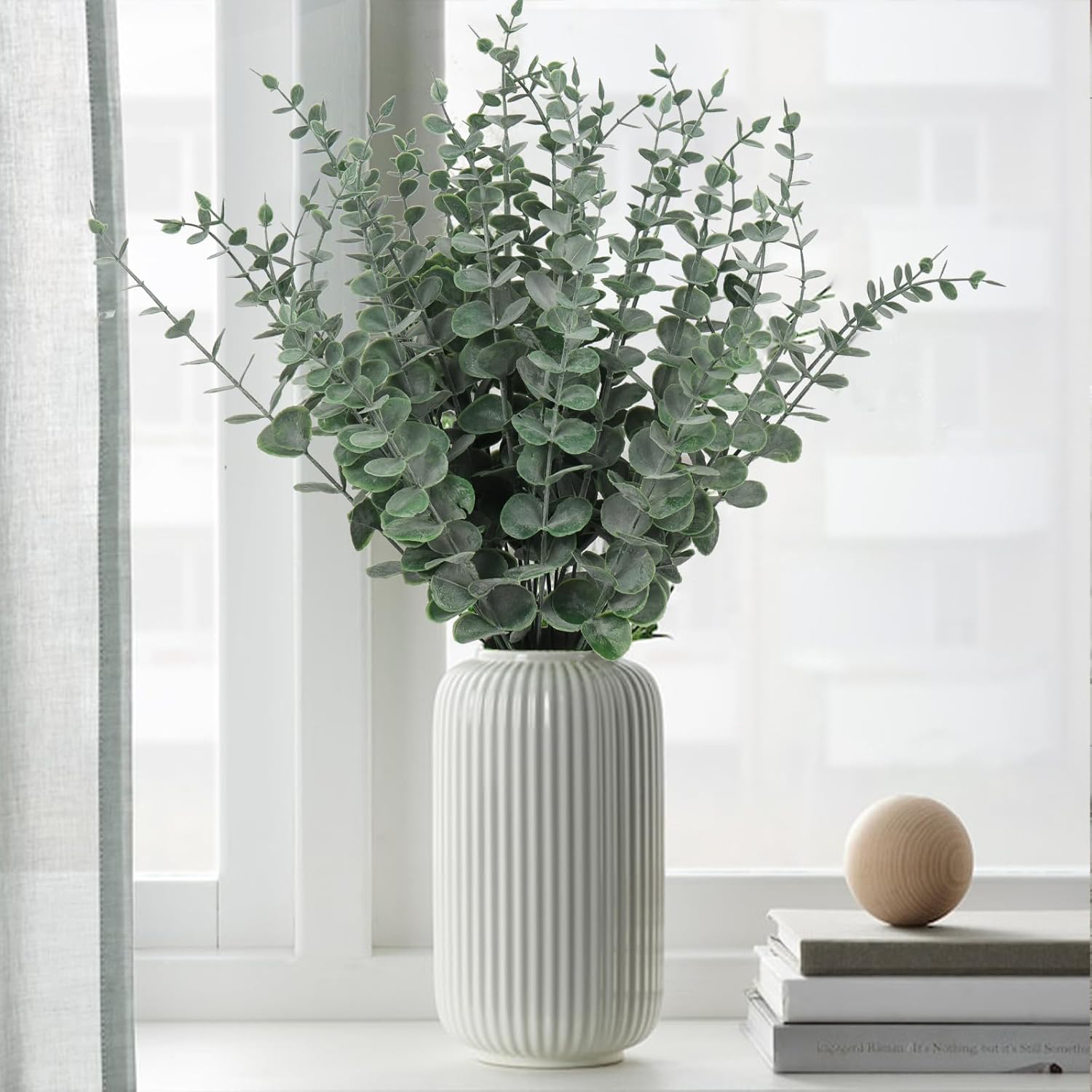Artificial Hanging Plants - 10/20 pçs plantas artificiais folhas de