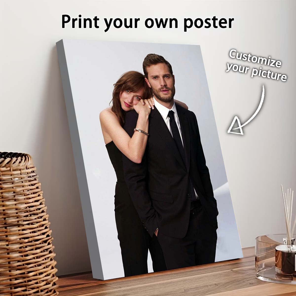 Home Decor Rustic - Pintura em Tela Personalizada a partir
