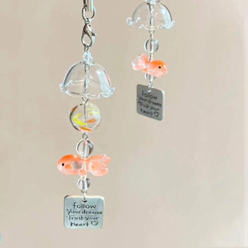Boho Wind Chimes - Goldfish sinos de vento sonho frisado