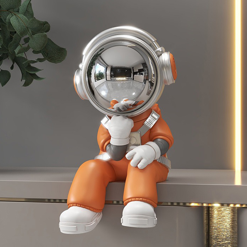 Home Decor Living Room Ideas - Ornamentos de astronauta em miniatura, estatuetas