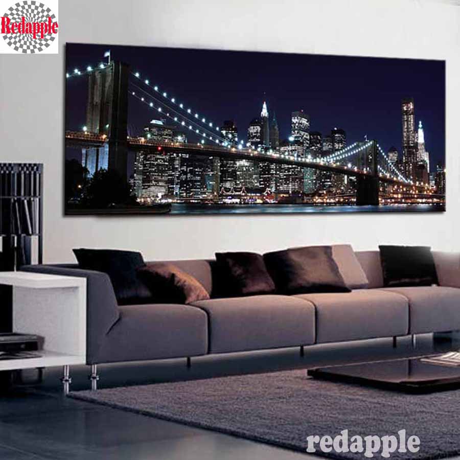 Home Decor New York - Diamante Pintura Bordado Diamante, Nova Iorque,