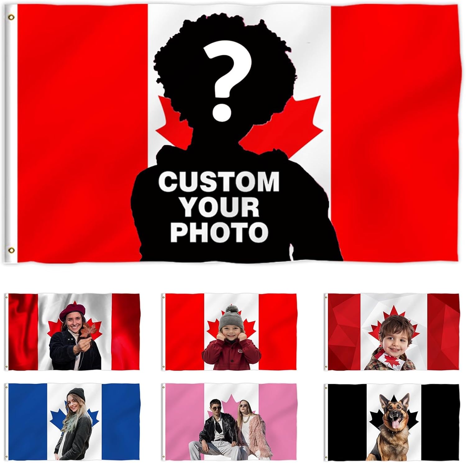 Home Decor Canada - Bandeira Canadá personalizada 100% poliéster Bandeira