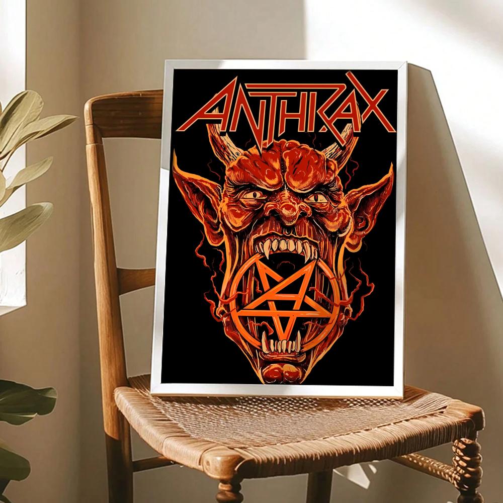 Pôster da banda Heavy Metal A- - Home Decor Living Room Ideas avaliação e preço