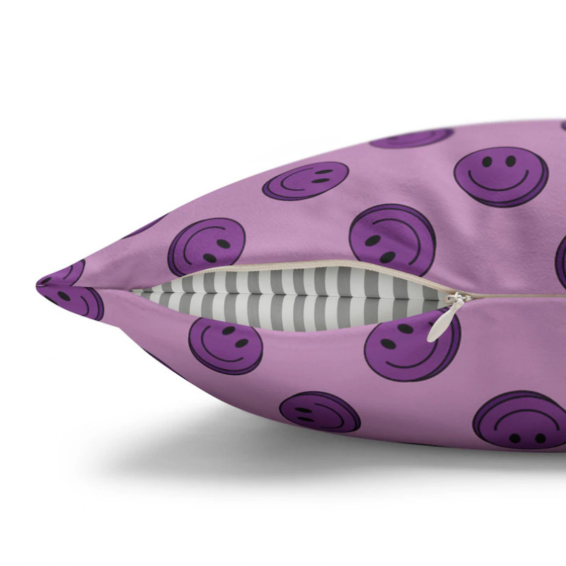 Capa de Almofada VIKAMA Purple - Home Decor Emoji avaliação e preço