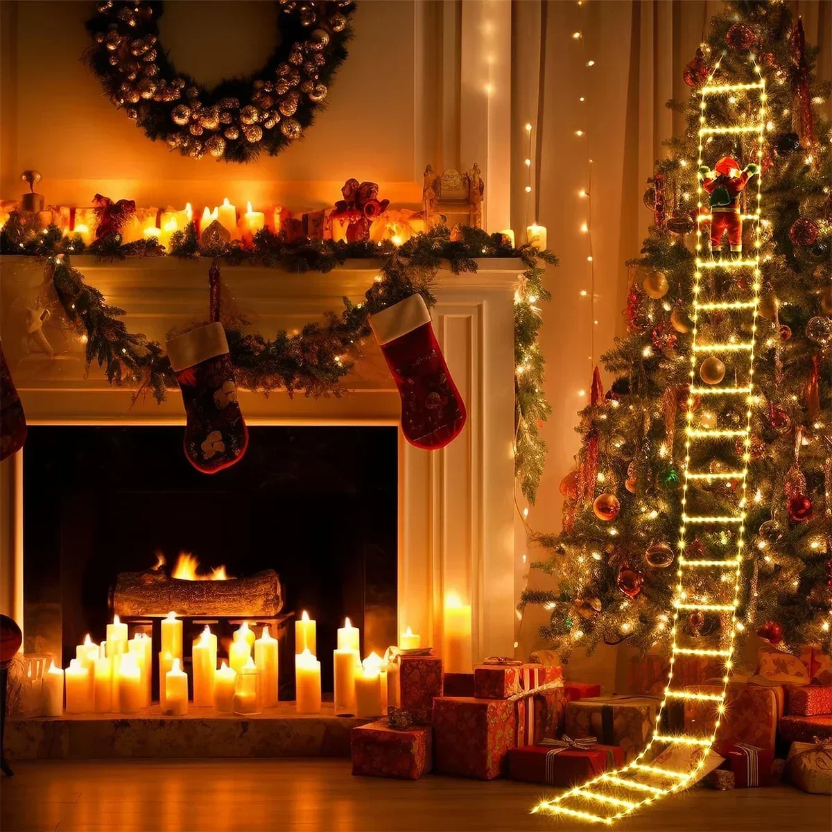 LED Ladder Light para Decoraçã - Home Decor Xmas Tree avaliação e preço