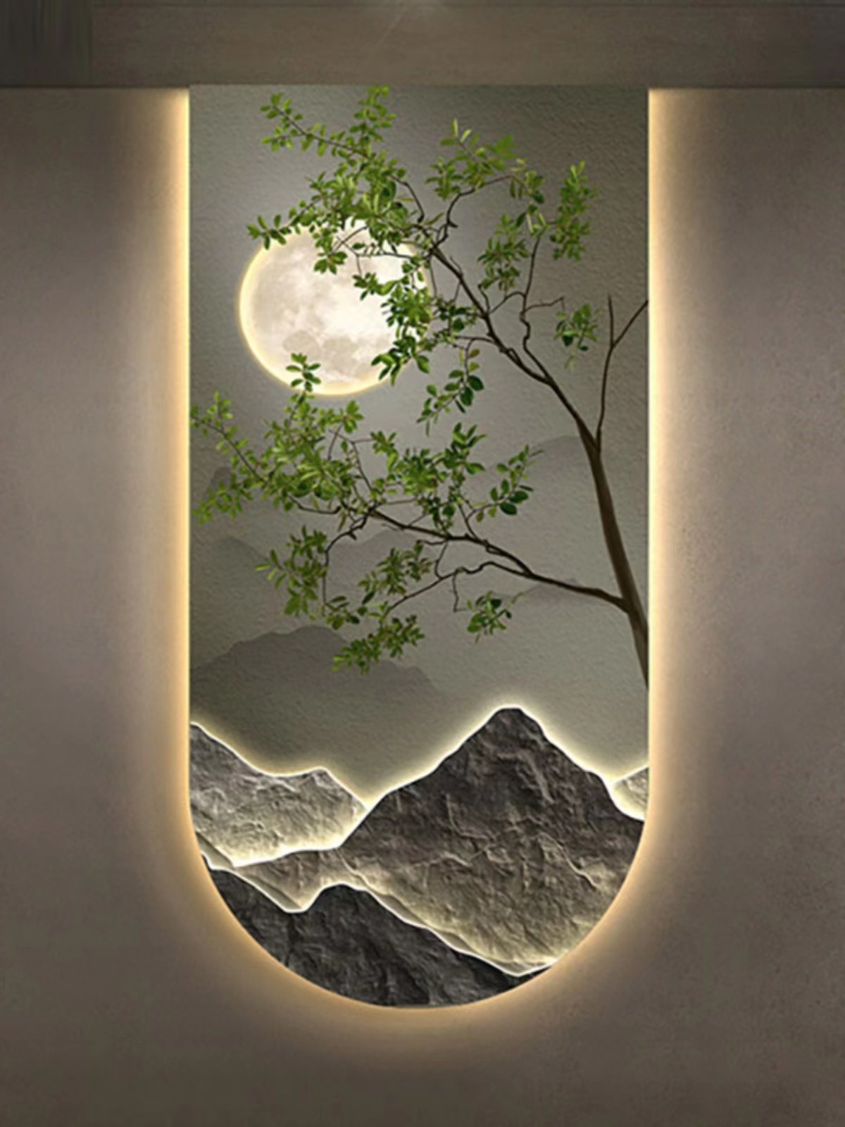 Pinturas Decorativas Pendurada - Hanging Moon Lamp avaliação e preço