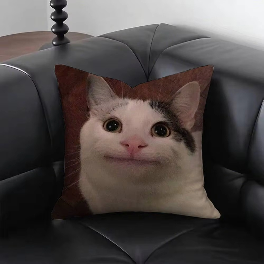Engraçado gato m-meme capa de  - Home Decor Emoji avaliação e preço