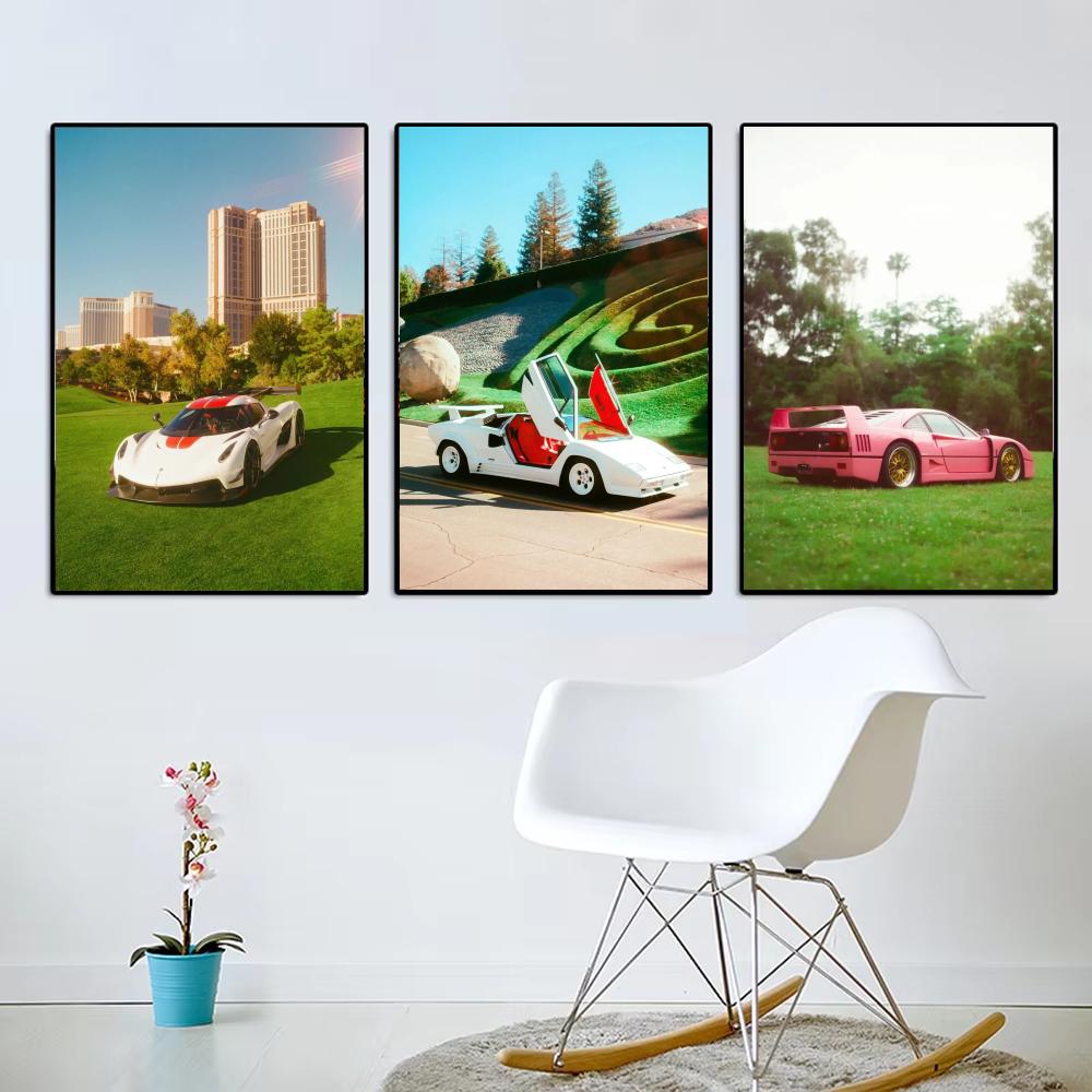 Pôster de carro de luxo estilo - Home Decor Japandi Style avaliação e preço