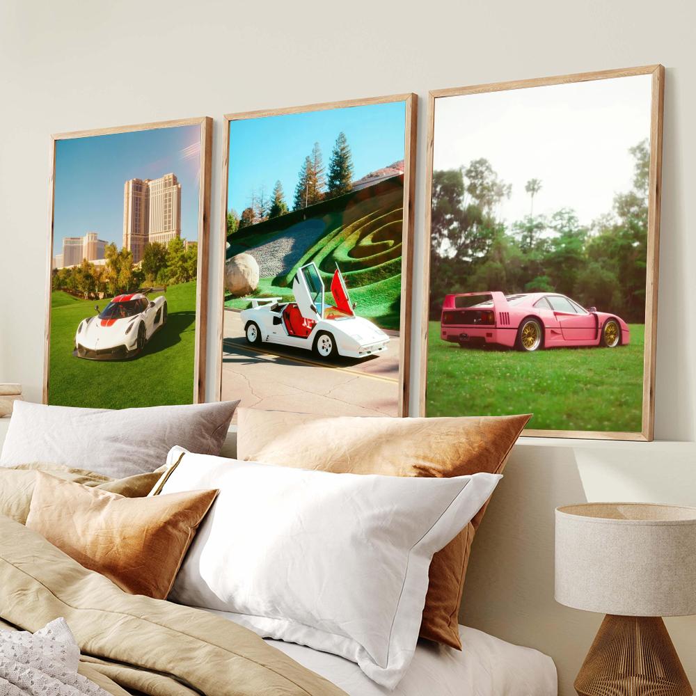 Pôster de carro de luxo estilo - Home Decor Japandi Style avaliação e preço