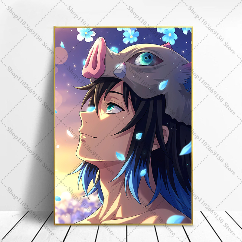 Quadros Criativos de Anime par - Home Decor Wall Pictures avaliação e preço