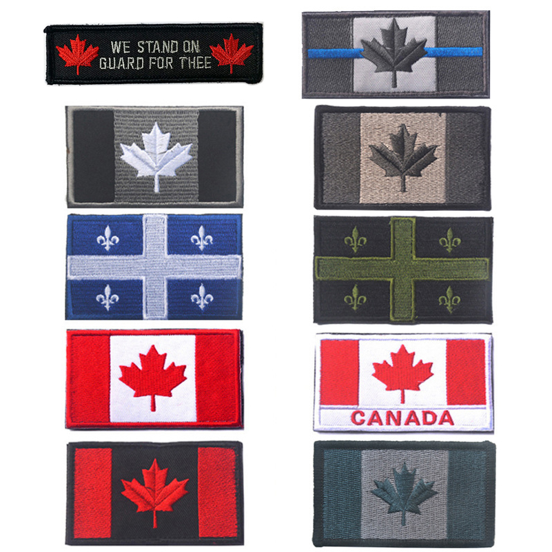 Bordado bandeira do canadá que - Home Decor Canada avaliação e preço