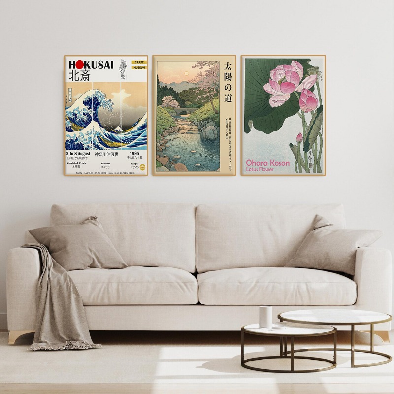 Pôster Vintage Japonês de Expo - Home Decor Japandi Style avaliação e preço