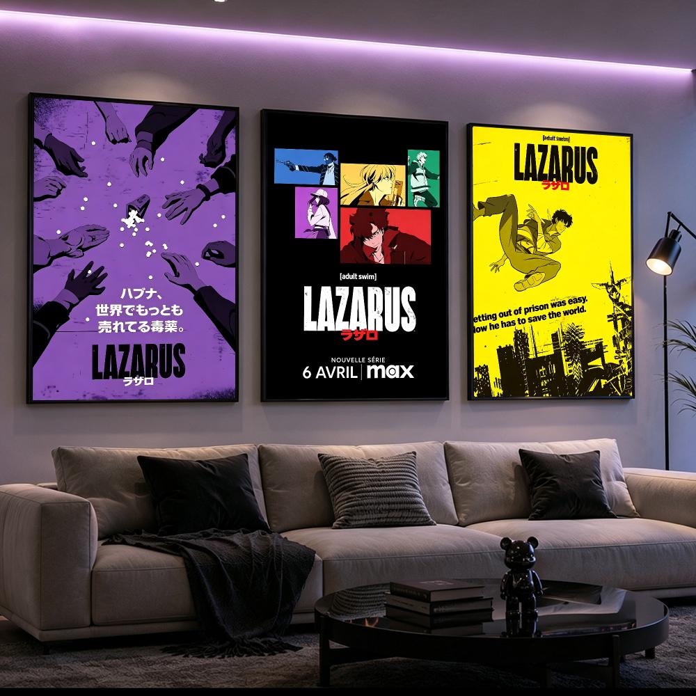Pôster Anime Lazarus, Impressã - Home Decor Living Room Ideas avaliação e preço