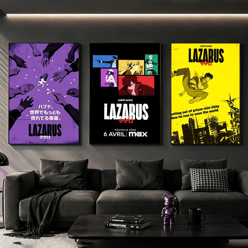Pôster Anime Lazarus, Impressã - Home Decor Living Room Ideas avaliação e preço