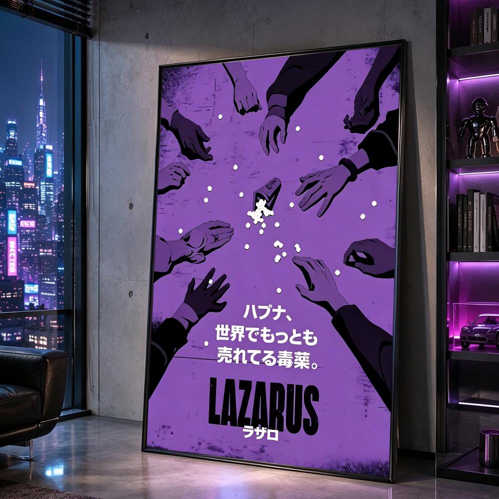 Pôster Anime Lazarus, Impressã - Home Decor Living Room Ideas avaliação e preço