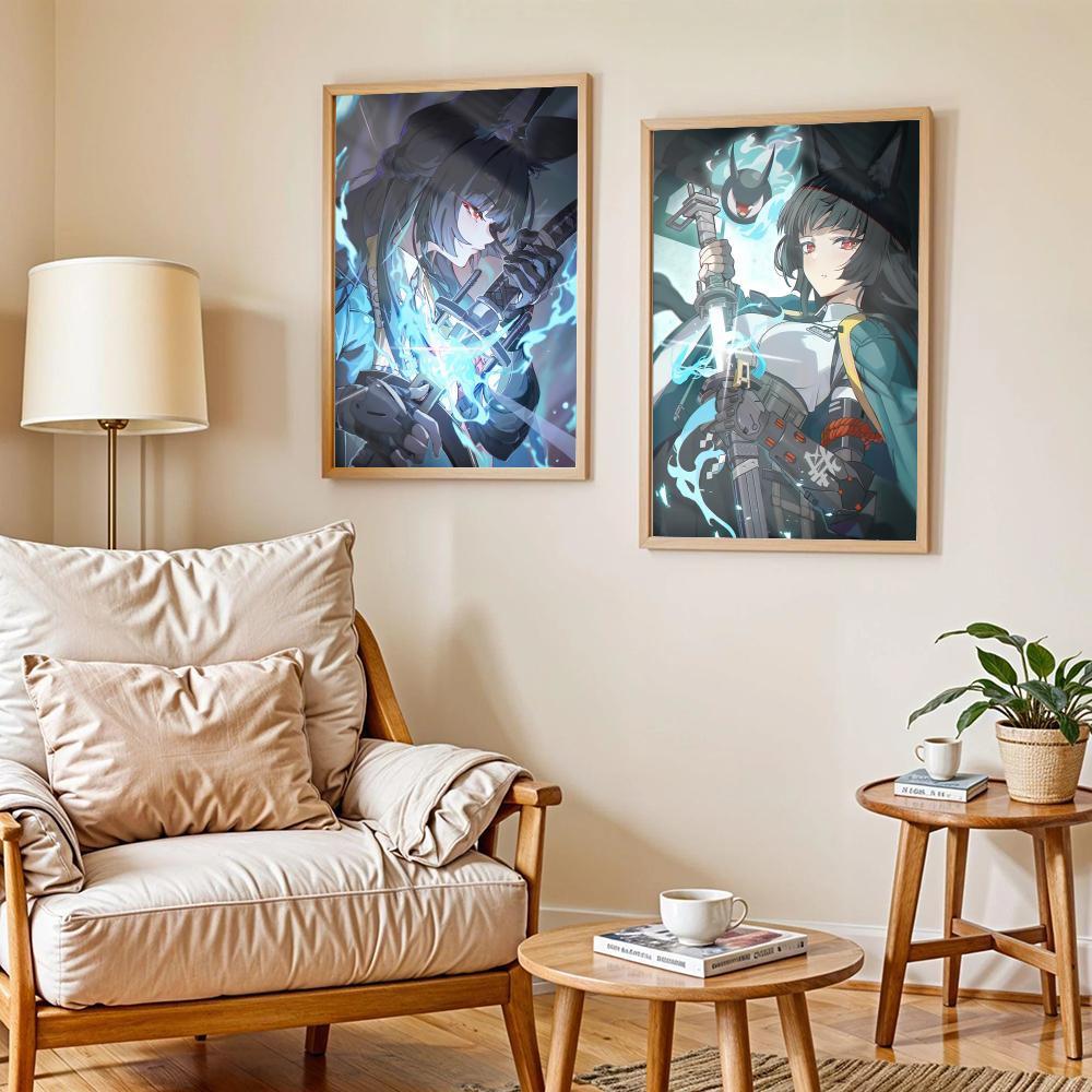 Pôster Hoshimi Miyabi Zenless  - Home Decor Living Room Ideas avaliação e preço