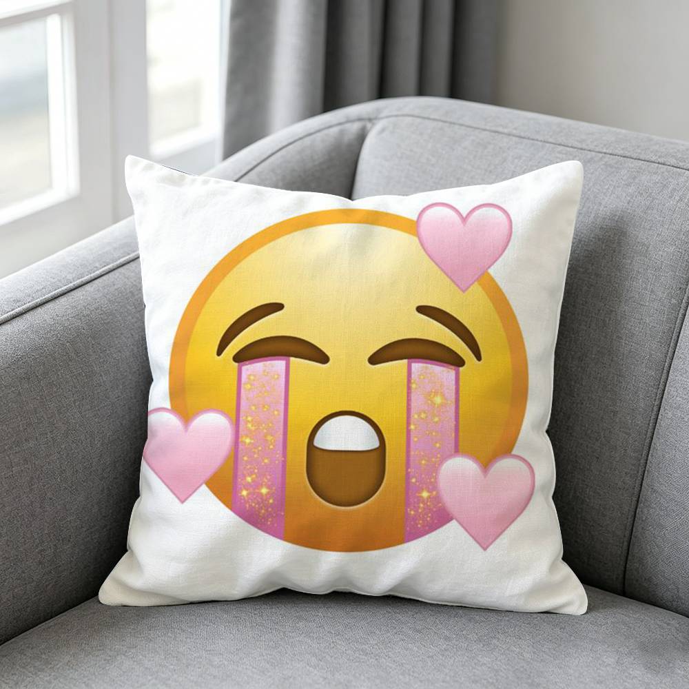 Capa de almofada com estampa d - Home Decor Emoji avaliação e preço