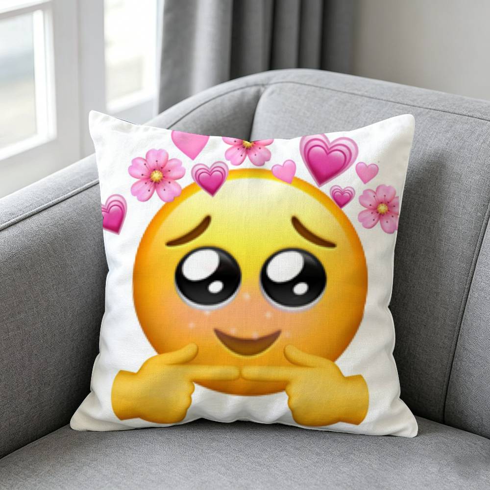 Capa de almofada com estampa d - Home Decor Emoji avaliação e preço