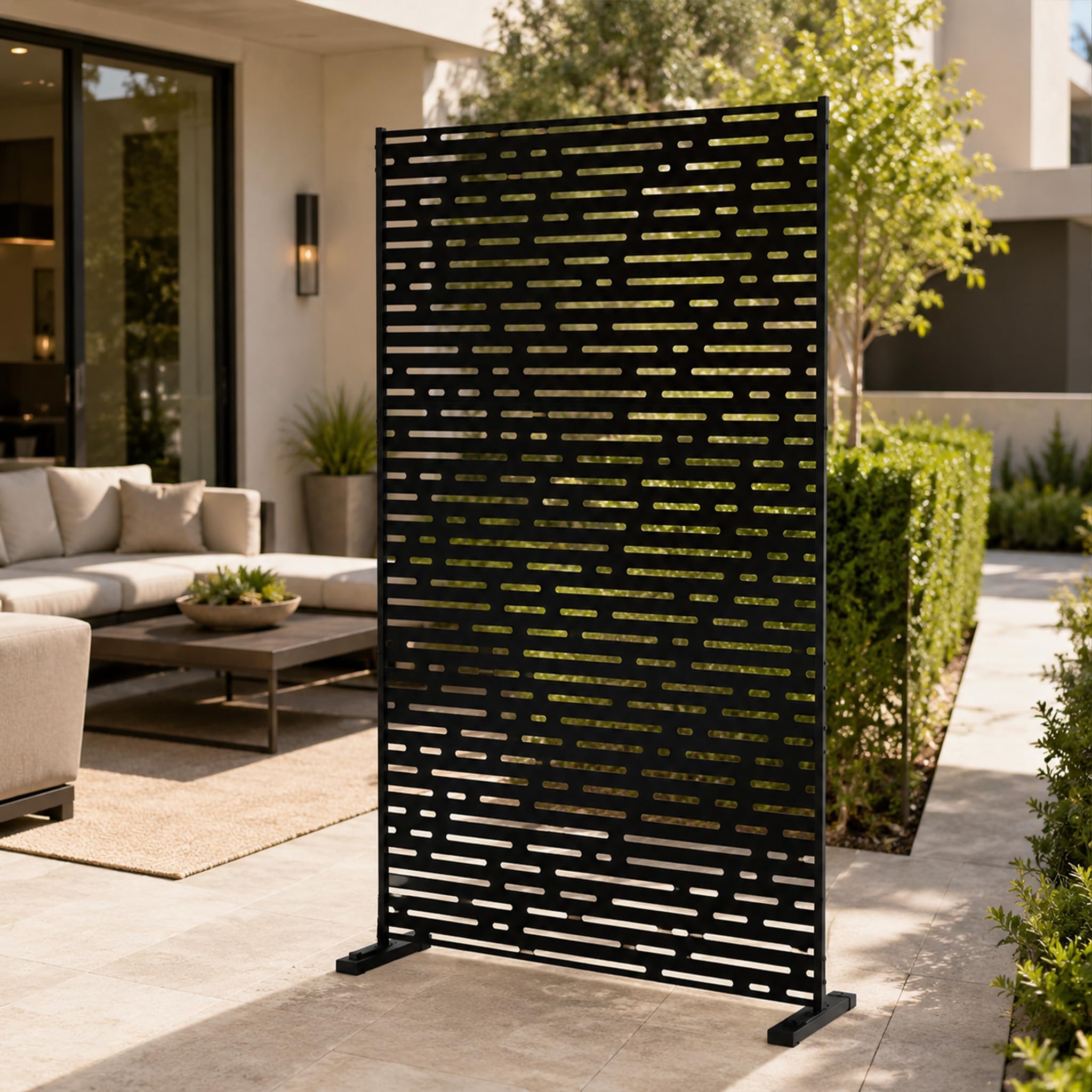 Tela de Privacidade Metálica 7 - H&M Home Decor avaliação e preço