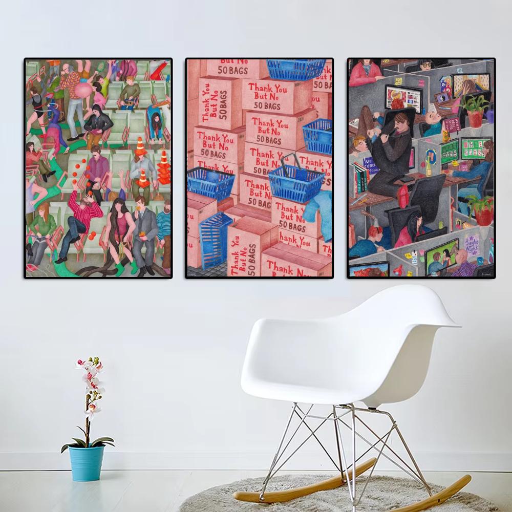 Pôster Abstrato Estilo Japandi - Home Decor Japandi Style avaliação e preço