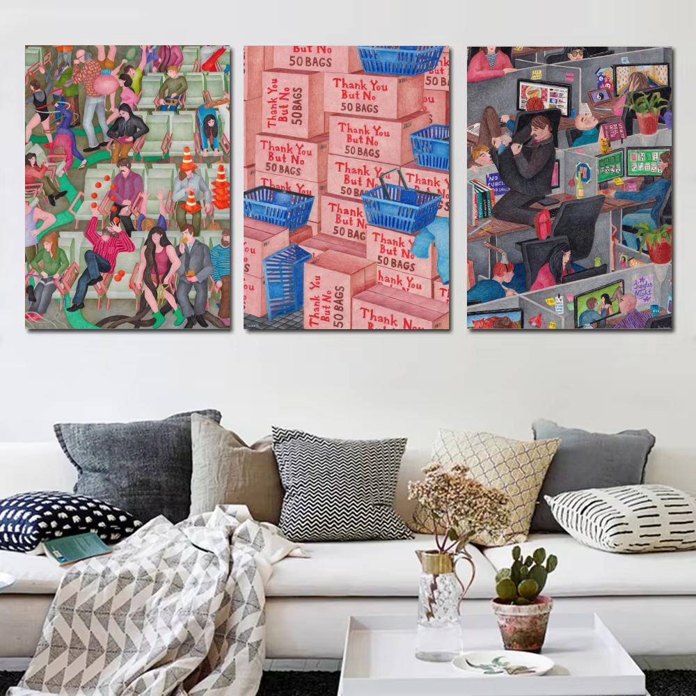 Pôster Abstrato Estilo Japandi - Home Decor Japandi Style avaliação e preço