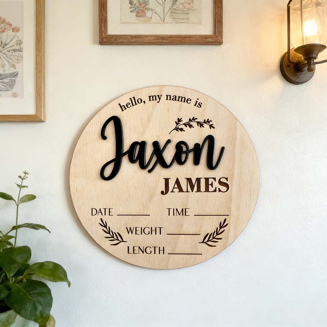 1 Placa de Madeira Personaliza - Home Decor Rustic avaliação e preço