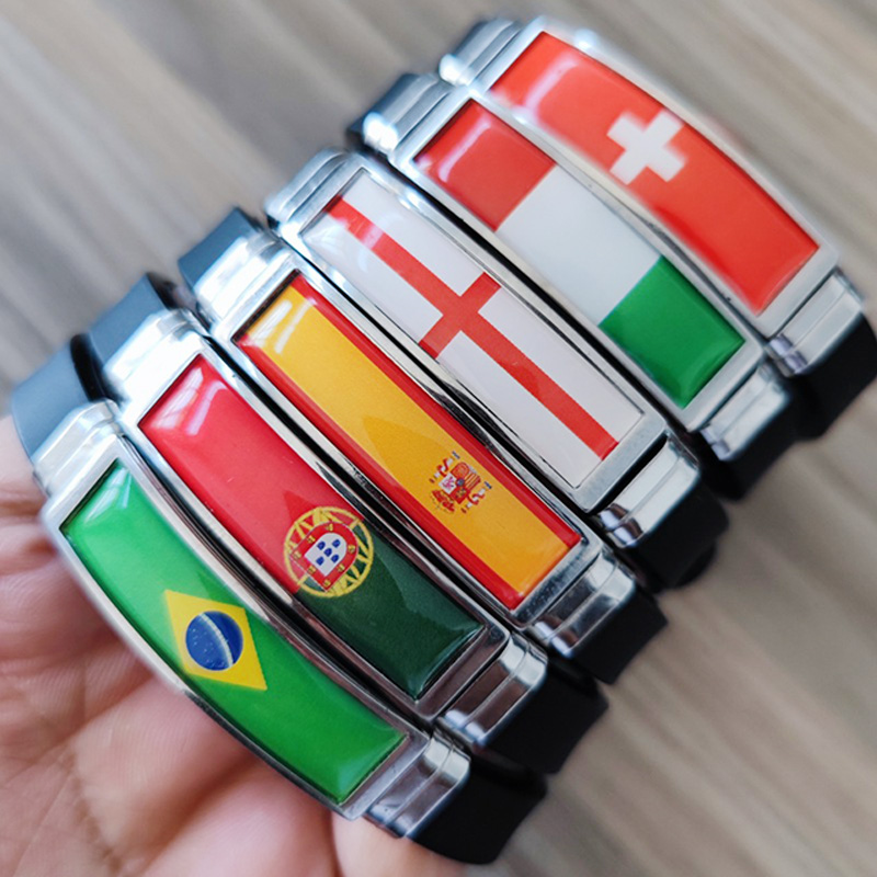 Pulseira de couro com bandeira - Home Decor Canada avaliação e preço