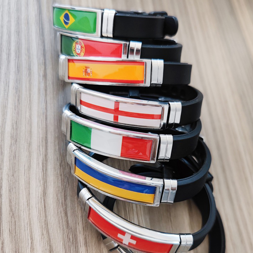 Pulseira de couro com bandeira - Home Decor Canada avaliação e preço