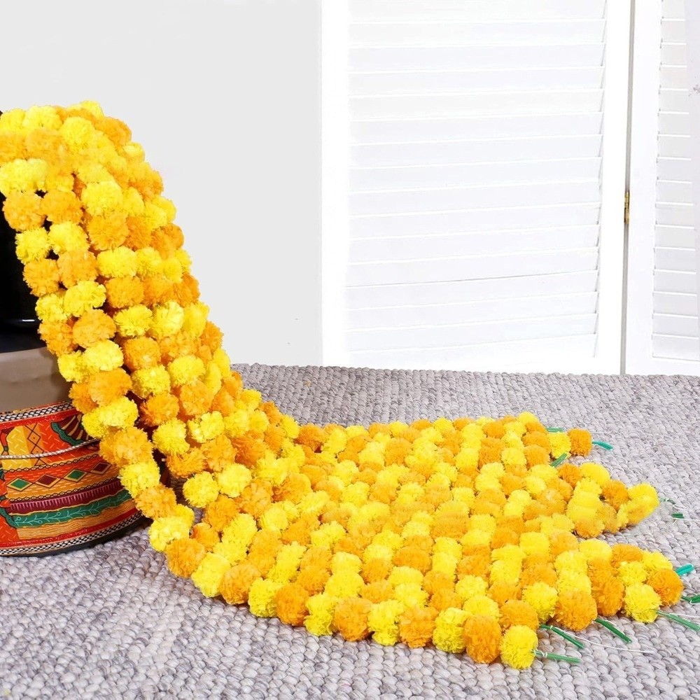 Guirlanda de calêndula artific - Home Decor Indonesia avaliação e preço