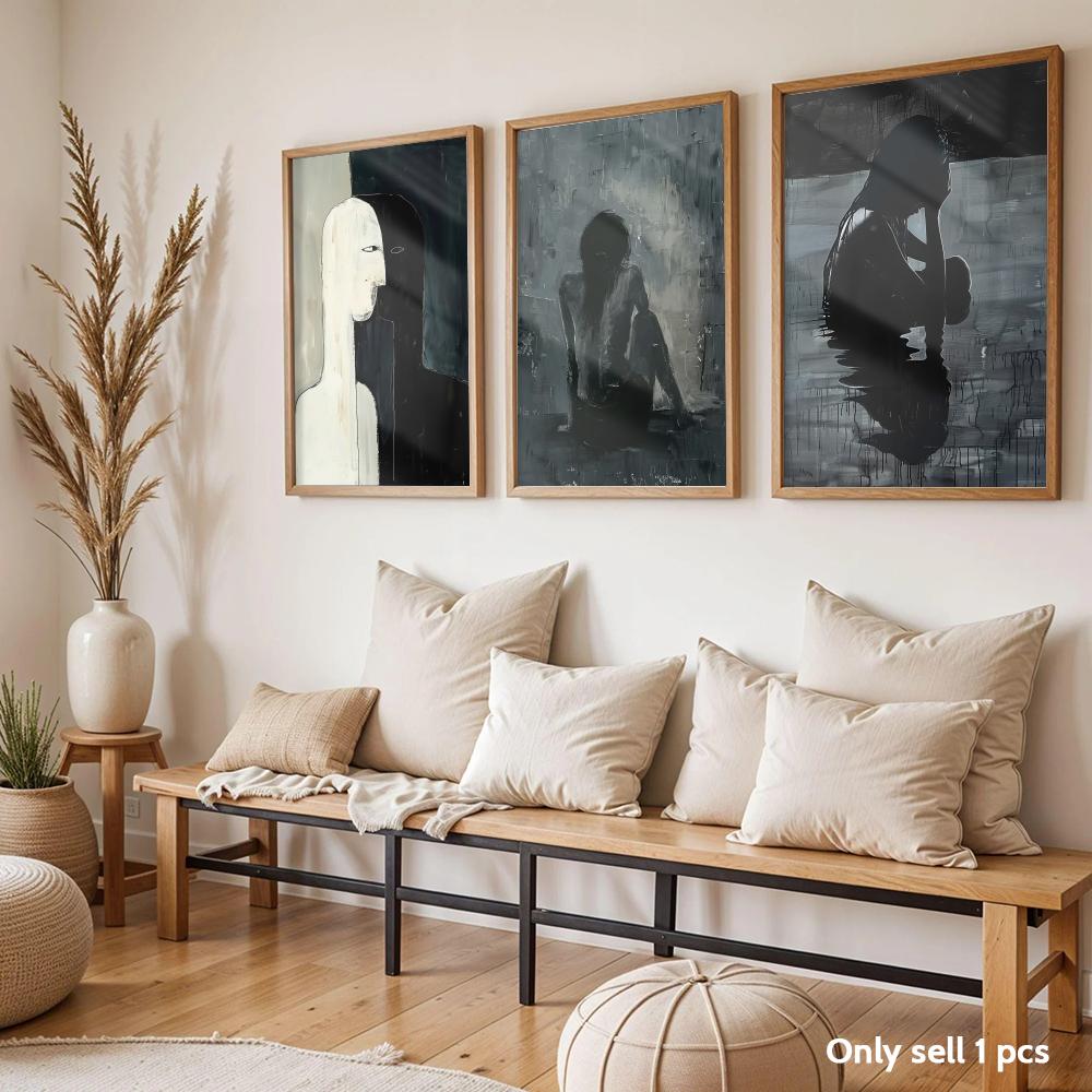 Pôster de Arte com Design de P - Home Decor Living Room Ideas avaliação e preço