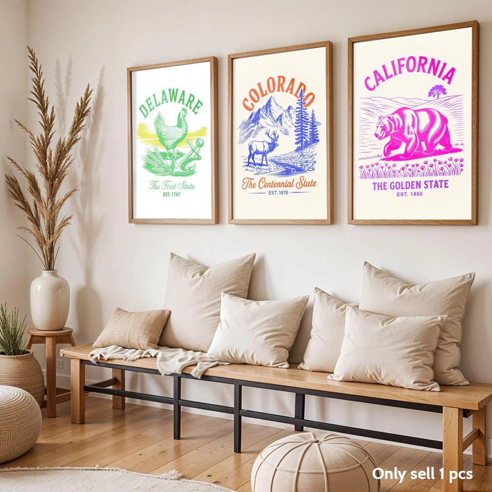 Pôster de Arte com Design de A - Home Decor Living Room Ideas avaliação e preço