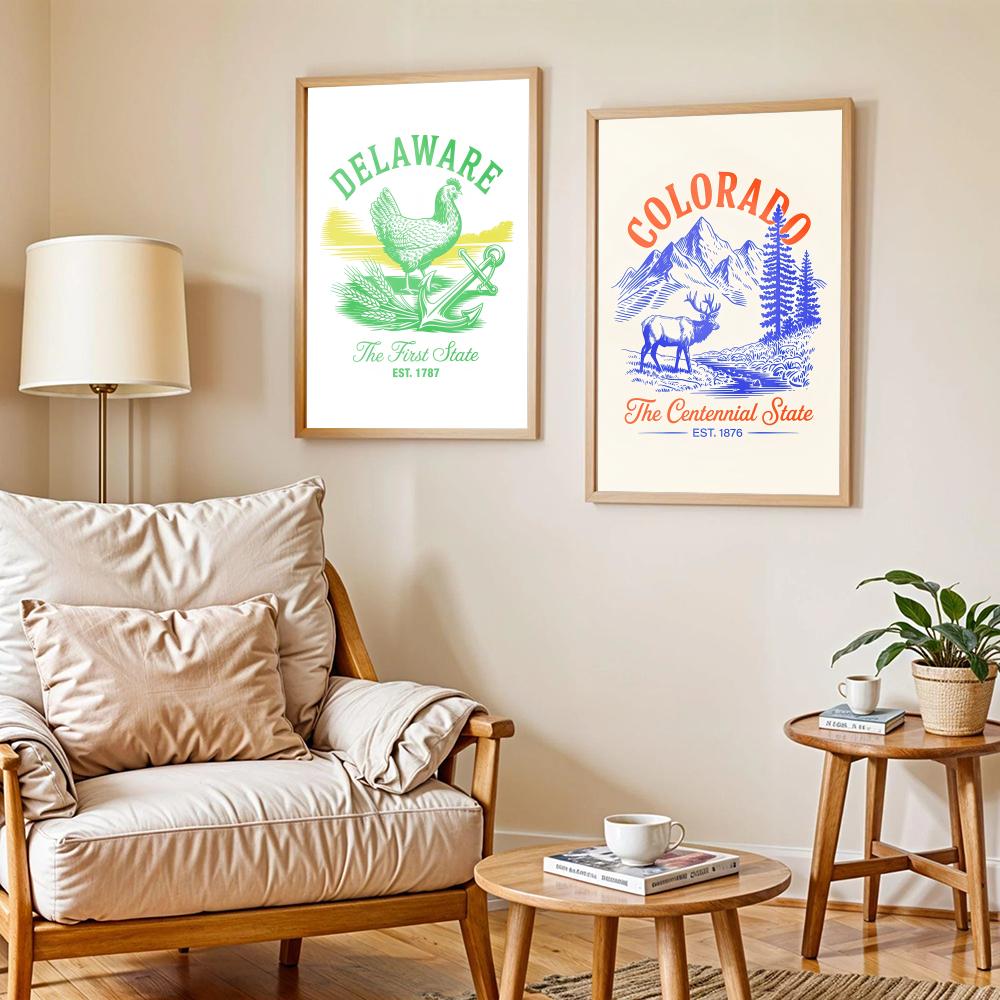 Pôster de Arte com Design de A - Home Decor Living Room Ideas avaliação e preço