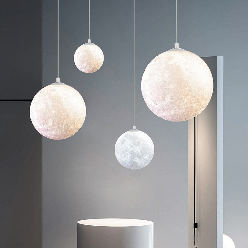 Design criativo moderno lua pi - Hanging Moon Lamp avaliação e preço