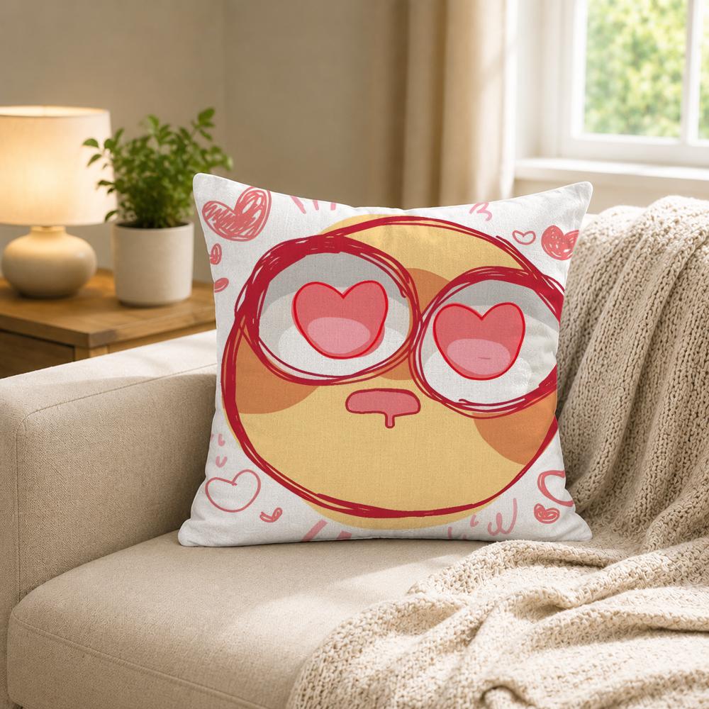 Capa de Almofada Amarela Fofa  - Home Decor Emoji avaliação e preço