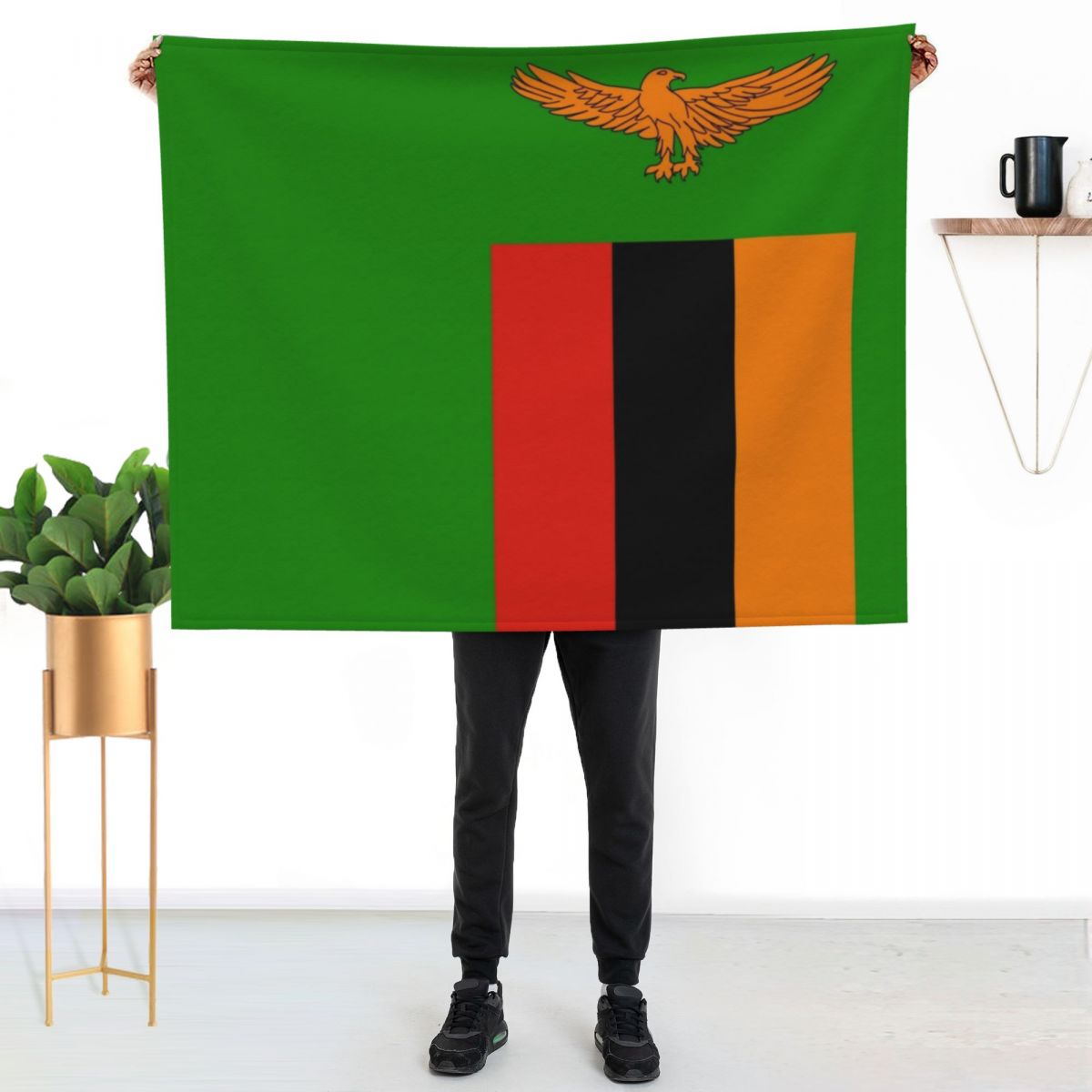Cobertor com estampa da bandei - Home Decor Zambia avaliação e preço