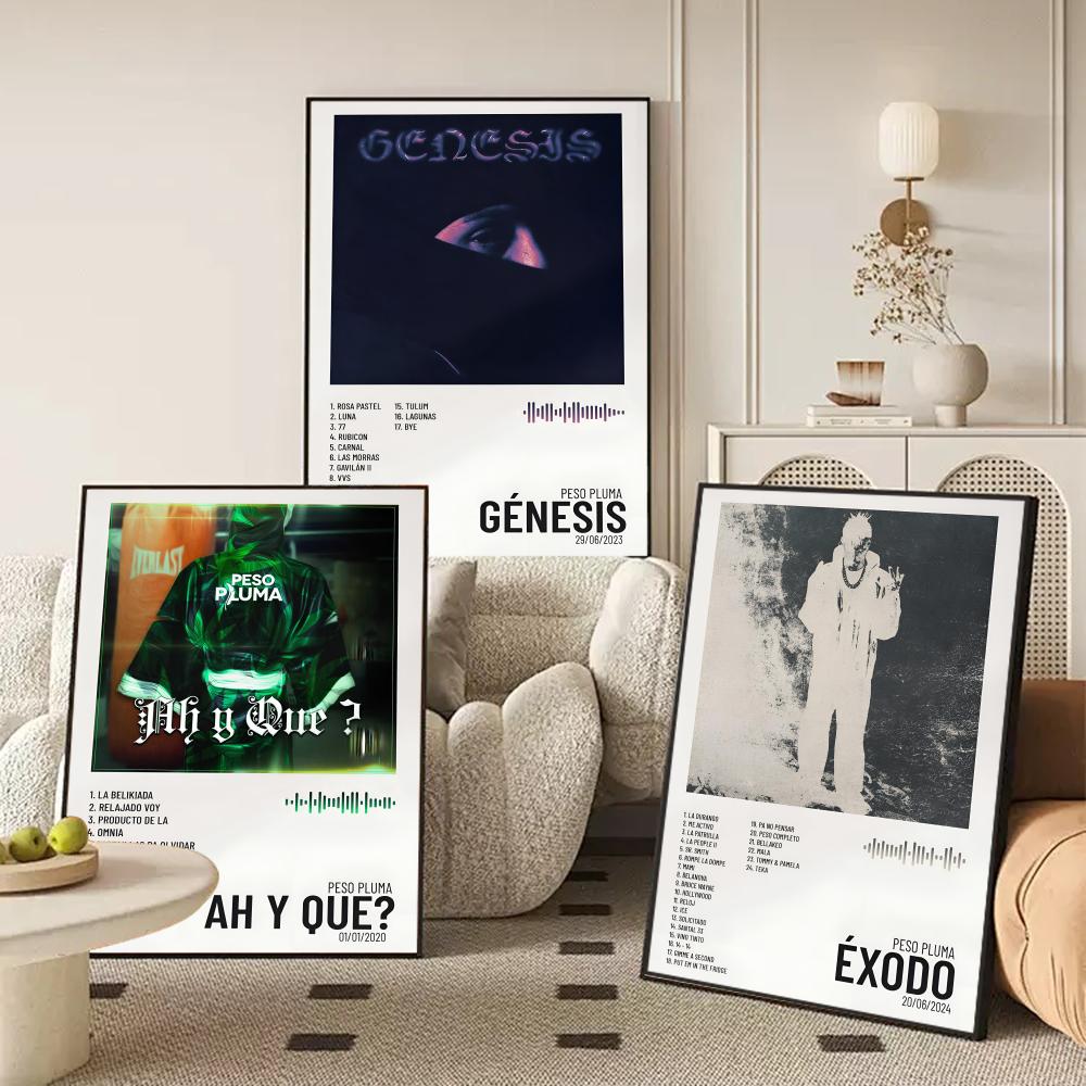 P-Peso P-Pluma Álbum Poster Ad - Home Decor Living Room Ideas avaliação e preço