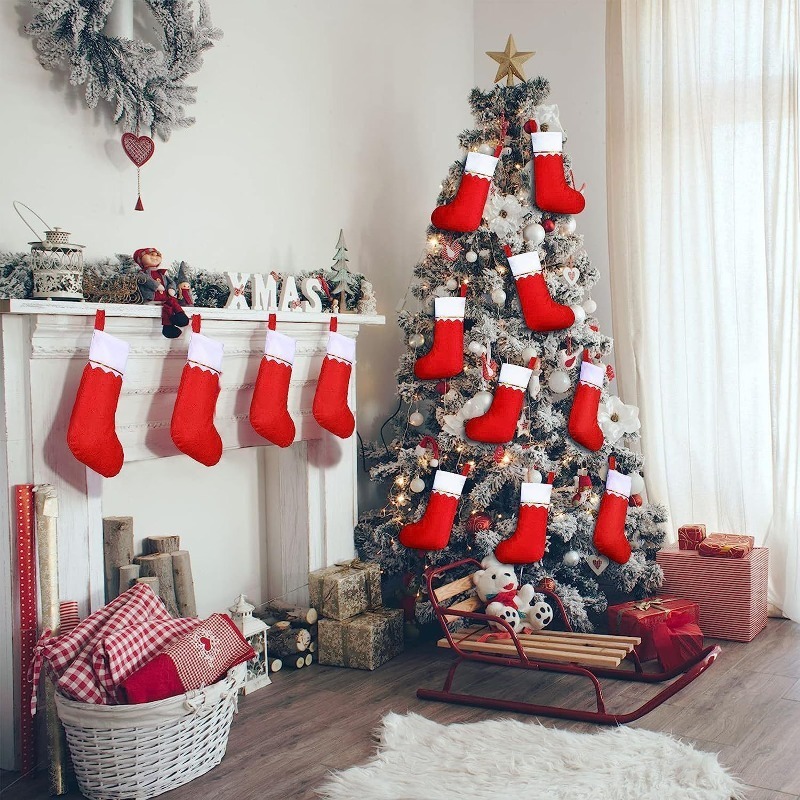 Dupla face guarnição de ouro m - Home Decor Xmas Tree avaliação e preço