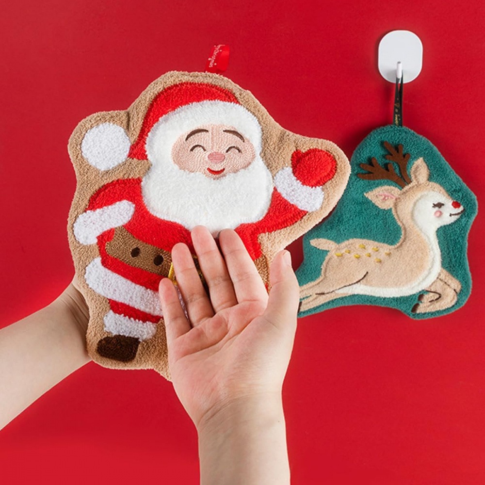 Toalhas de Mão em Formato de N - Home Decor Xmas Tree avaliação e preço