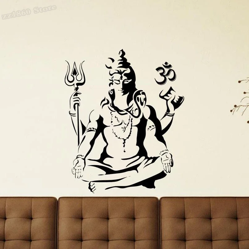 Shiva decalque da parede senho - Home Decor Indonesia avaliação e preço