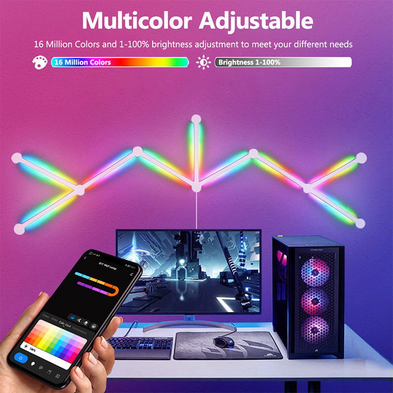 Lâmpada de parede rgb intelige - Home Decor Rustic avaliação e preço