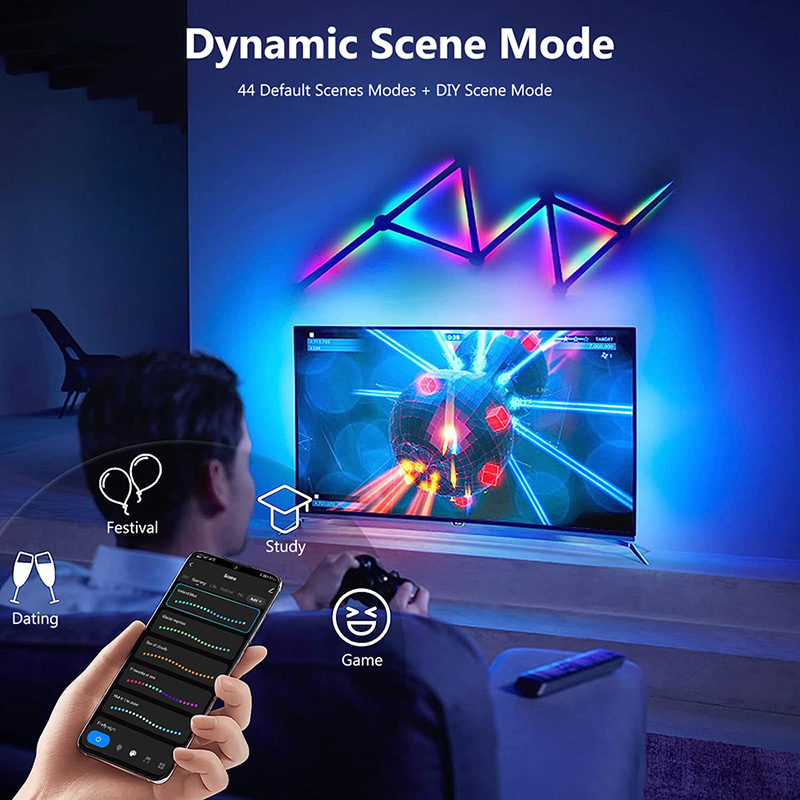 Lâmpada de parede rgb intelige - Home Decor Rustic avaliação e preço