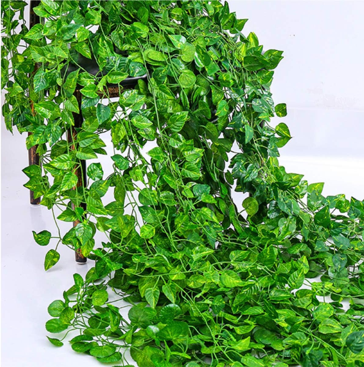 100/2m artificial verde hera v - Artificial Hanging Plants avaliação e preço