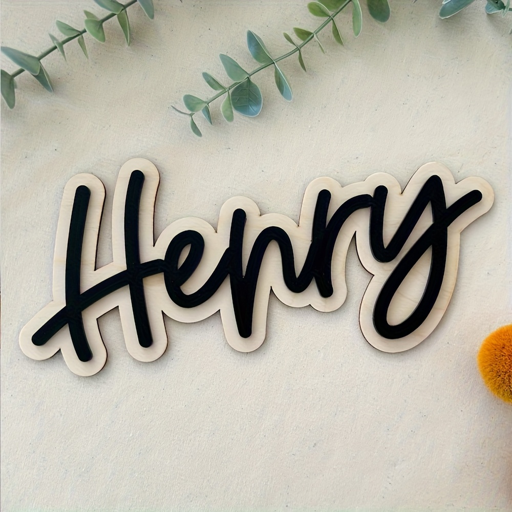 Placa de Nome Personalizável e - Home Decor Rustic avaliação e preço