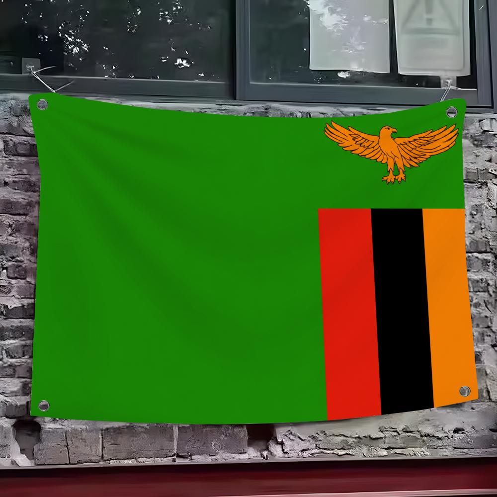 Bandeira da Zâmbia personaliza - Home Decor Zambia avaliação e preço