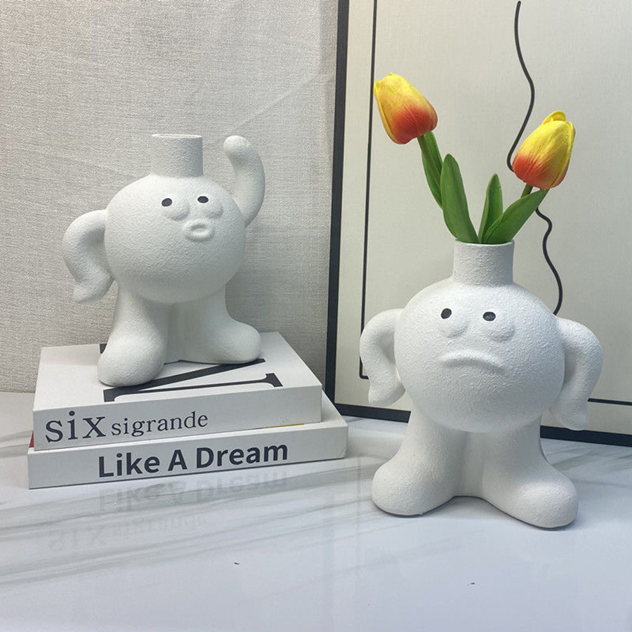 Vaso de flores de cerâmica cri - Home Decor Emoji avaliação e preço